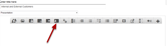 Step 2: Click on the Click to reveal Text Component Icon